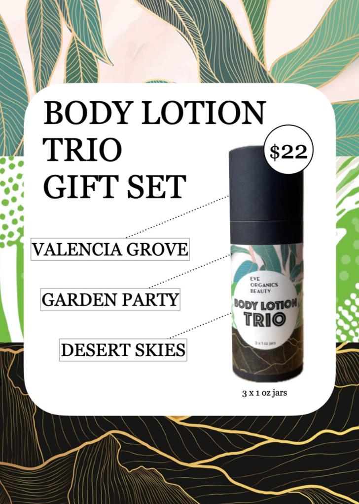 BODY LOTION TRIO - Eve Organics Beauty