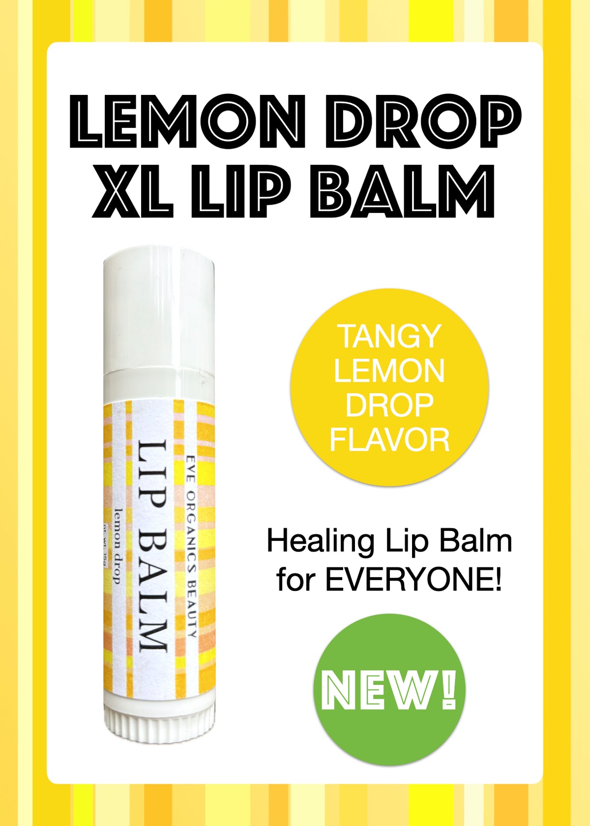 image of lemon drop lip balm