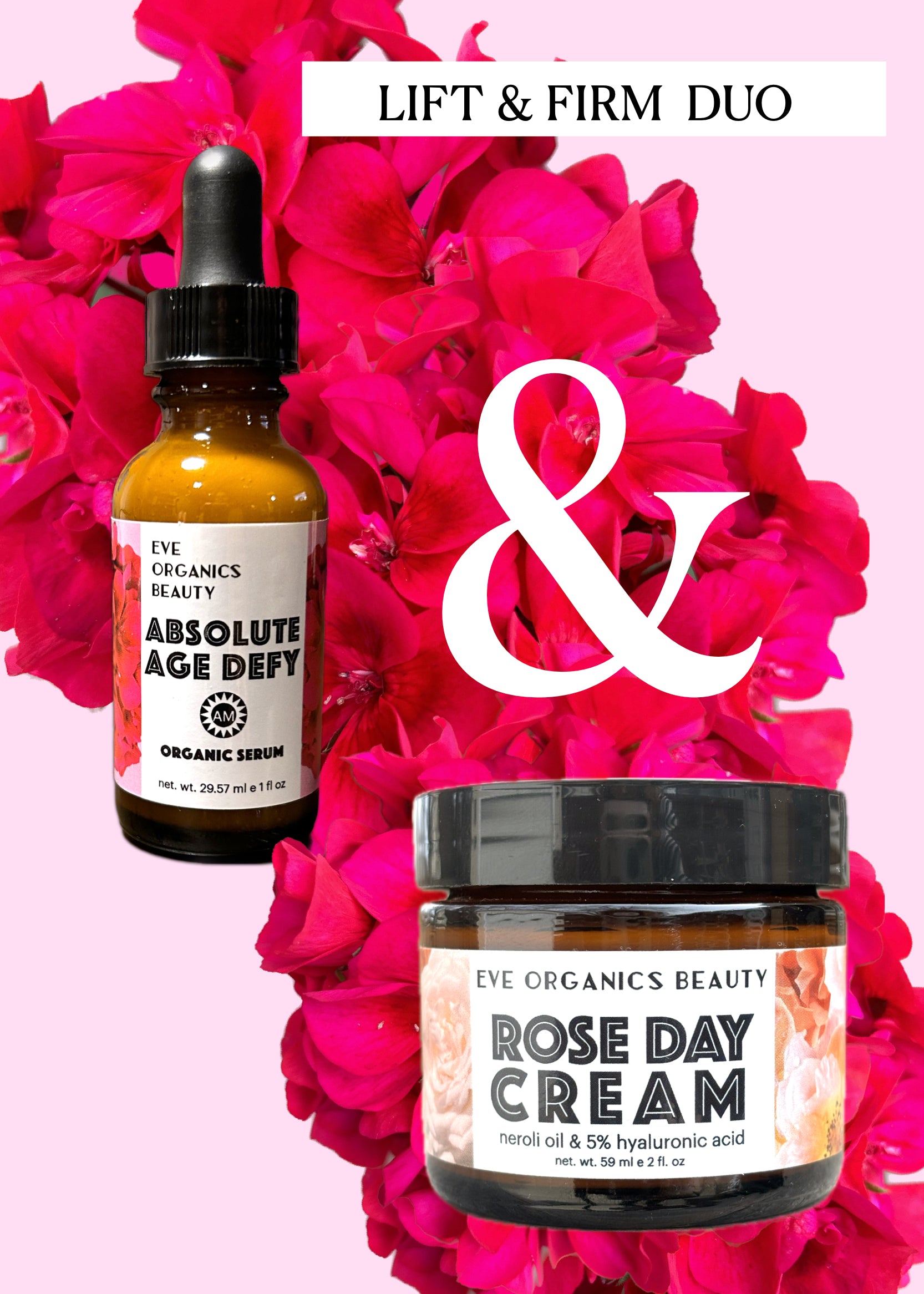 LIFT & FIRM DUO - Eve Organics Beauty