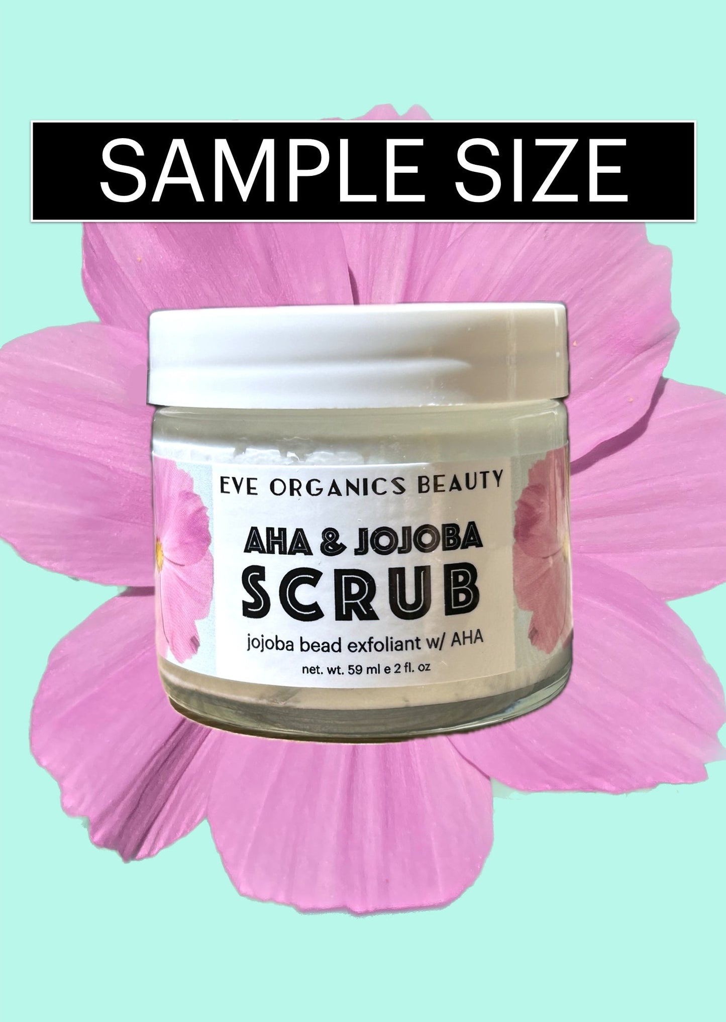 AHA & JOJOBA OIL SCRUB SAMPLE SIZE
