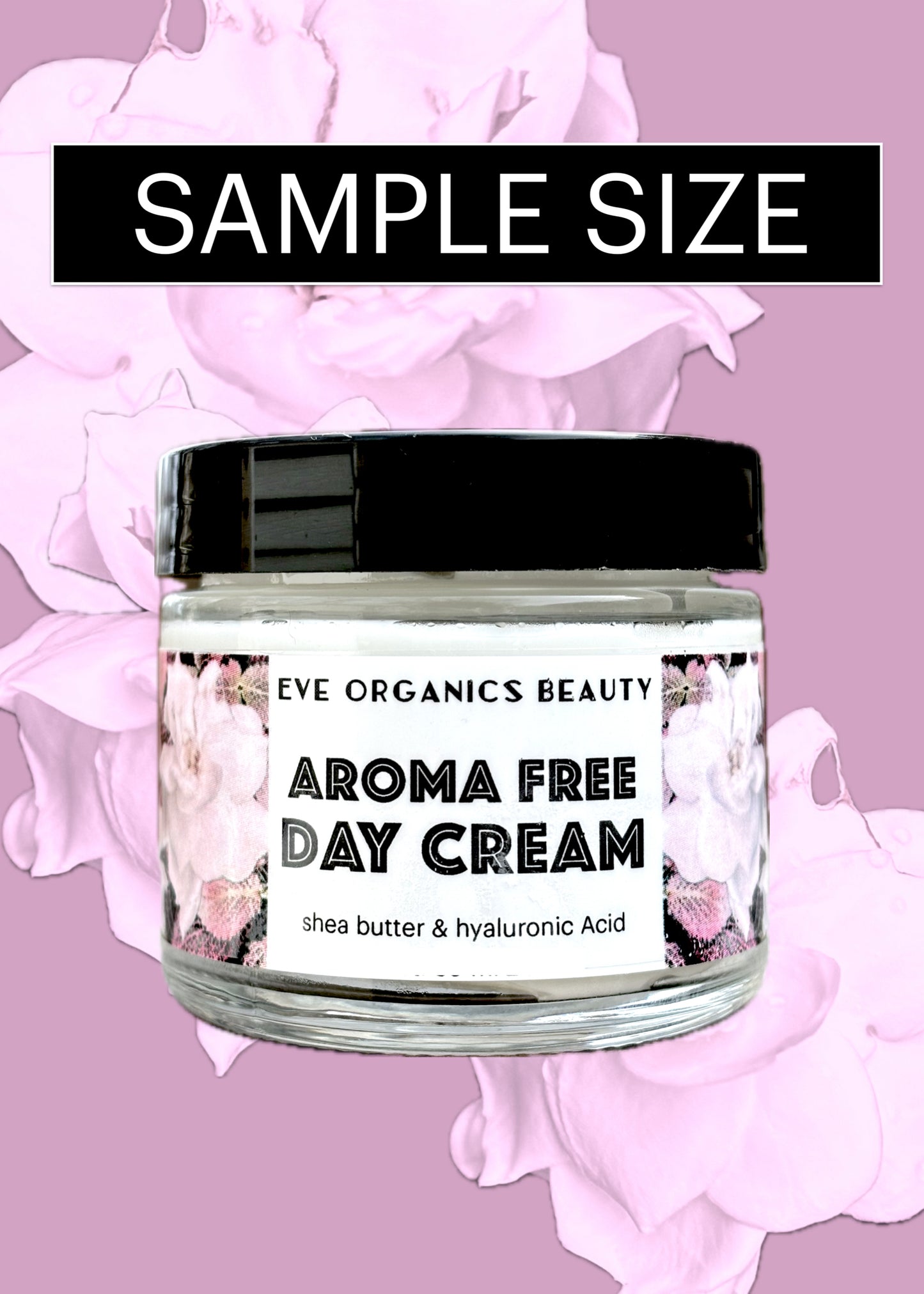 aroma free day cream sample size