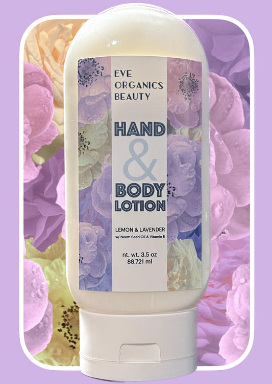 HAND LOTION Lemon & Lavender - Eve Organics Beauty