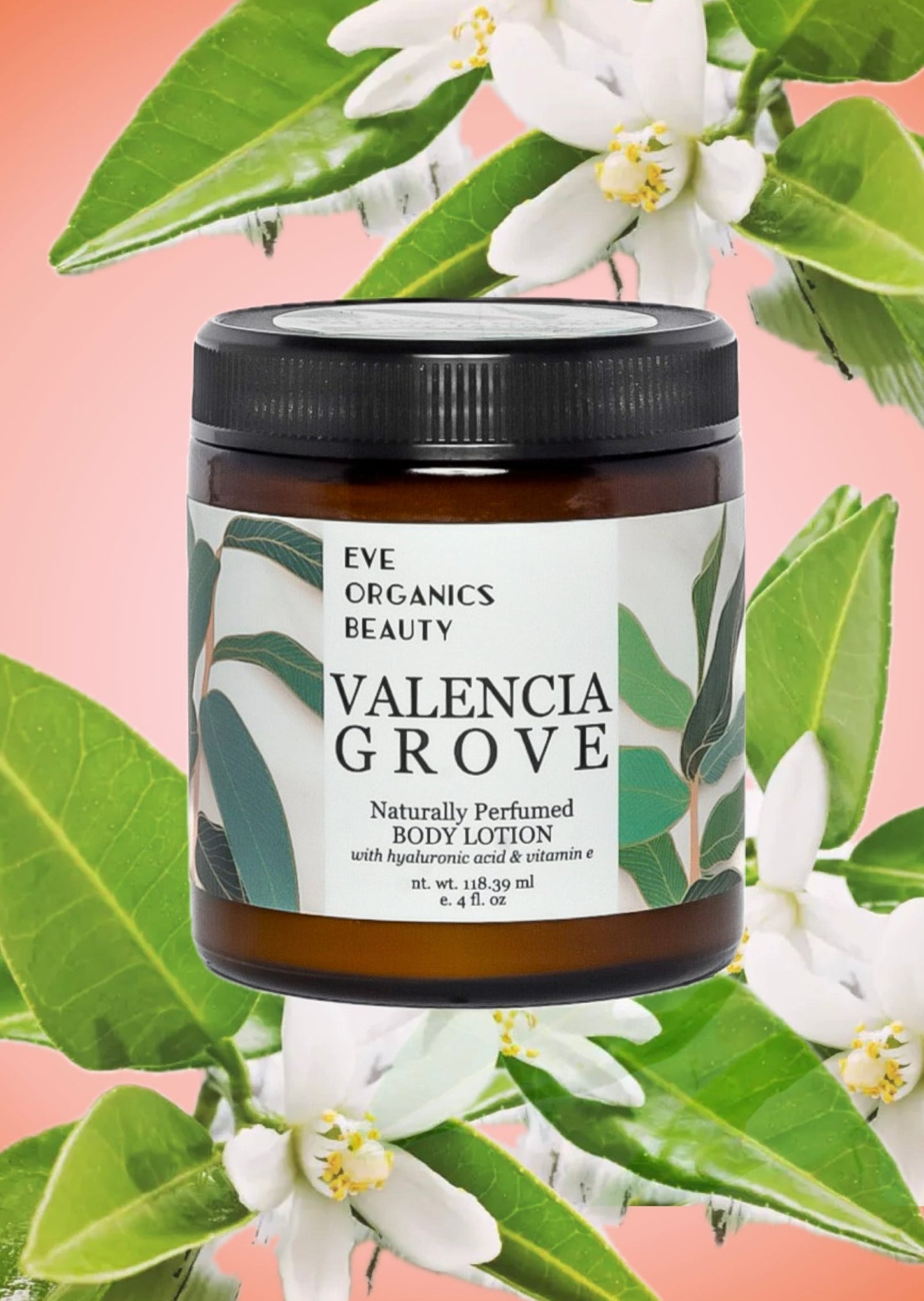 VALENCIA GROVE BODY LOTION WITH  ORGANIC ORANGE & VANILLA  AROMA