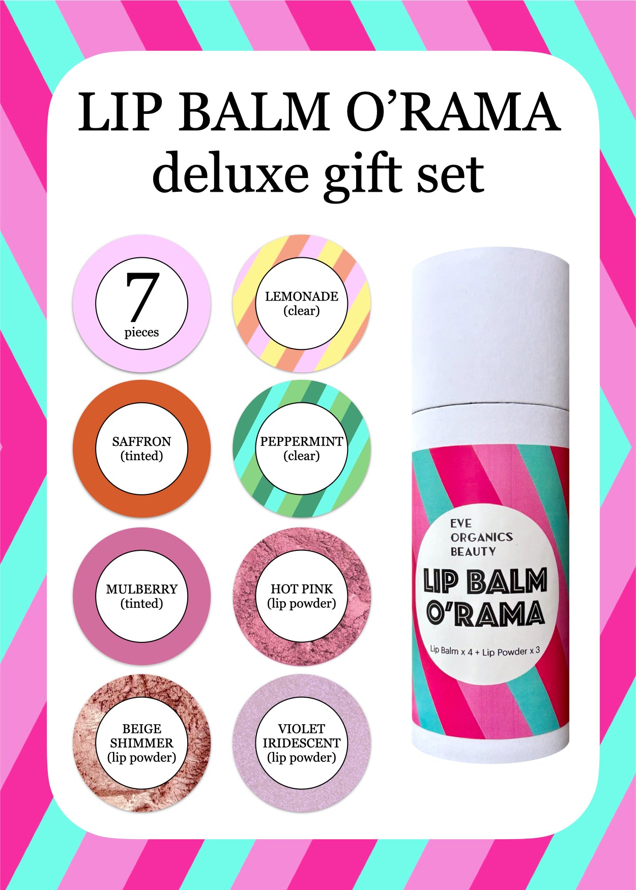 LIP BALM O'RAMA Deluxe Gift Set