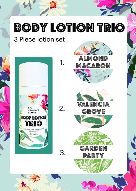 BODY LOTION HOLIDAY TRIO featuring Almond Macaron COMING SOON!