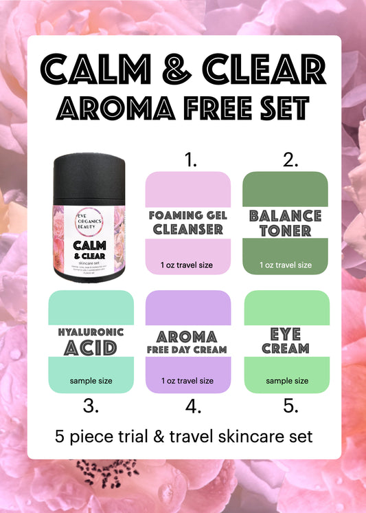 CALM & CLEAR Aroma Free Skincare Set COMING SOON