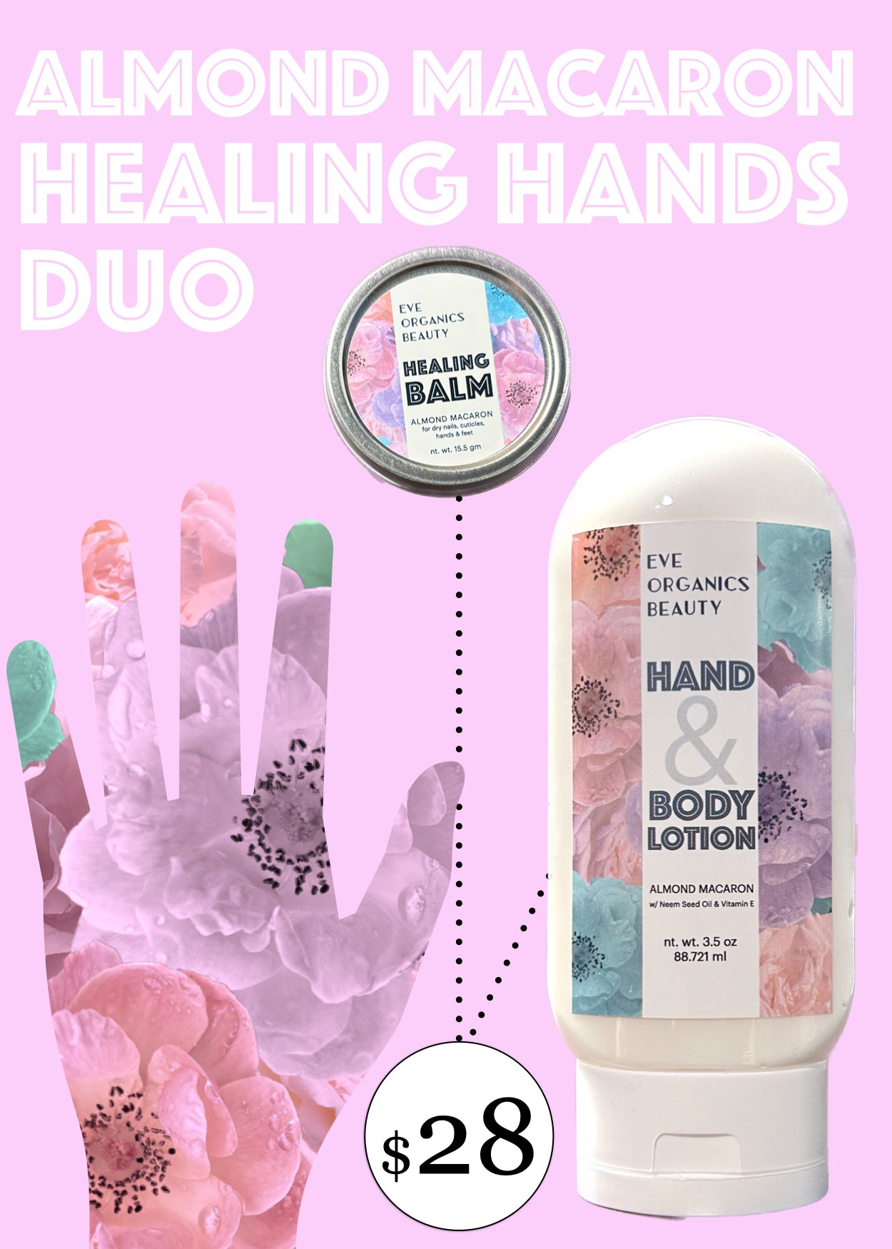 Healing Hands Duo ALMOND MACARON