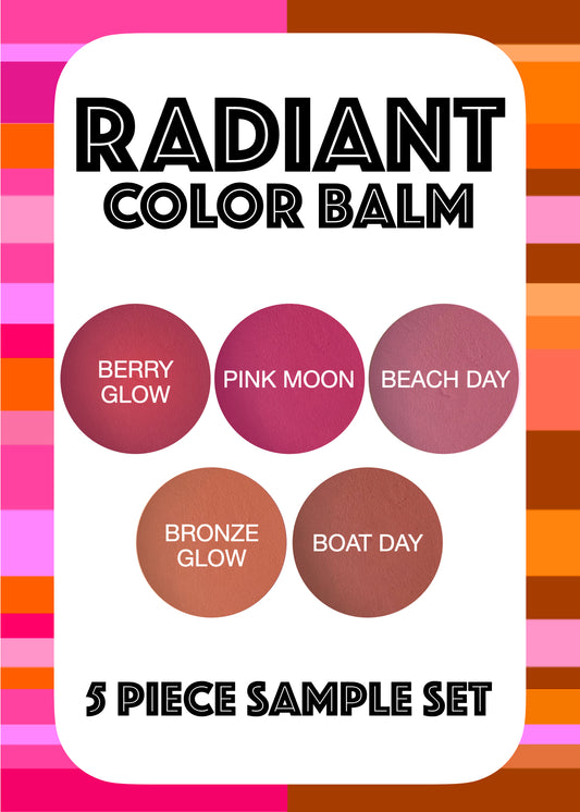 SAMPLE SET Radiant Color Balm