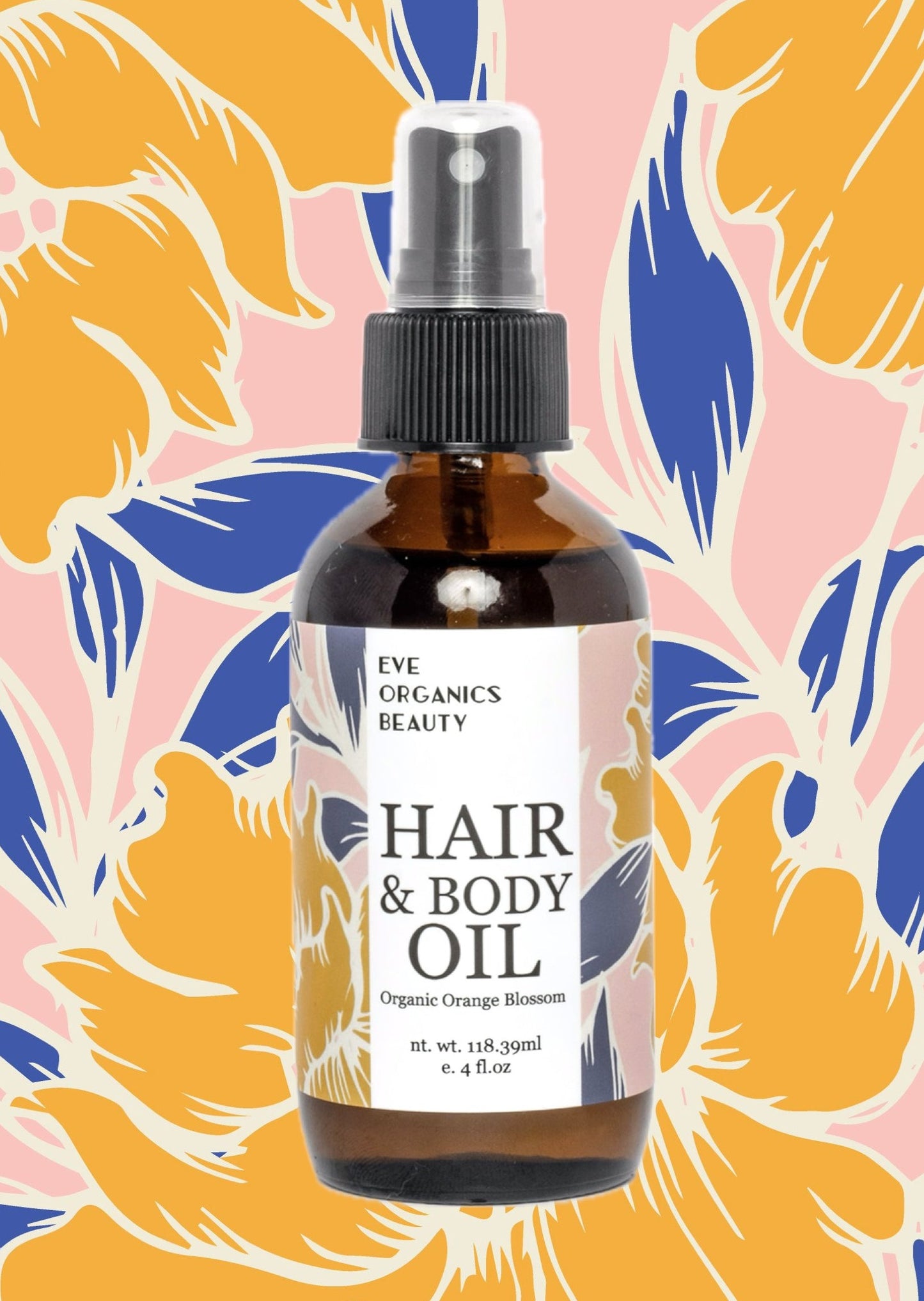 HAIR & BODY OIL Organic Orange Blossom - Eve Organics Beauty