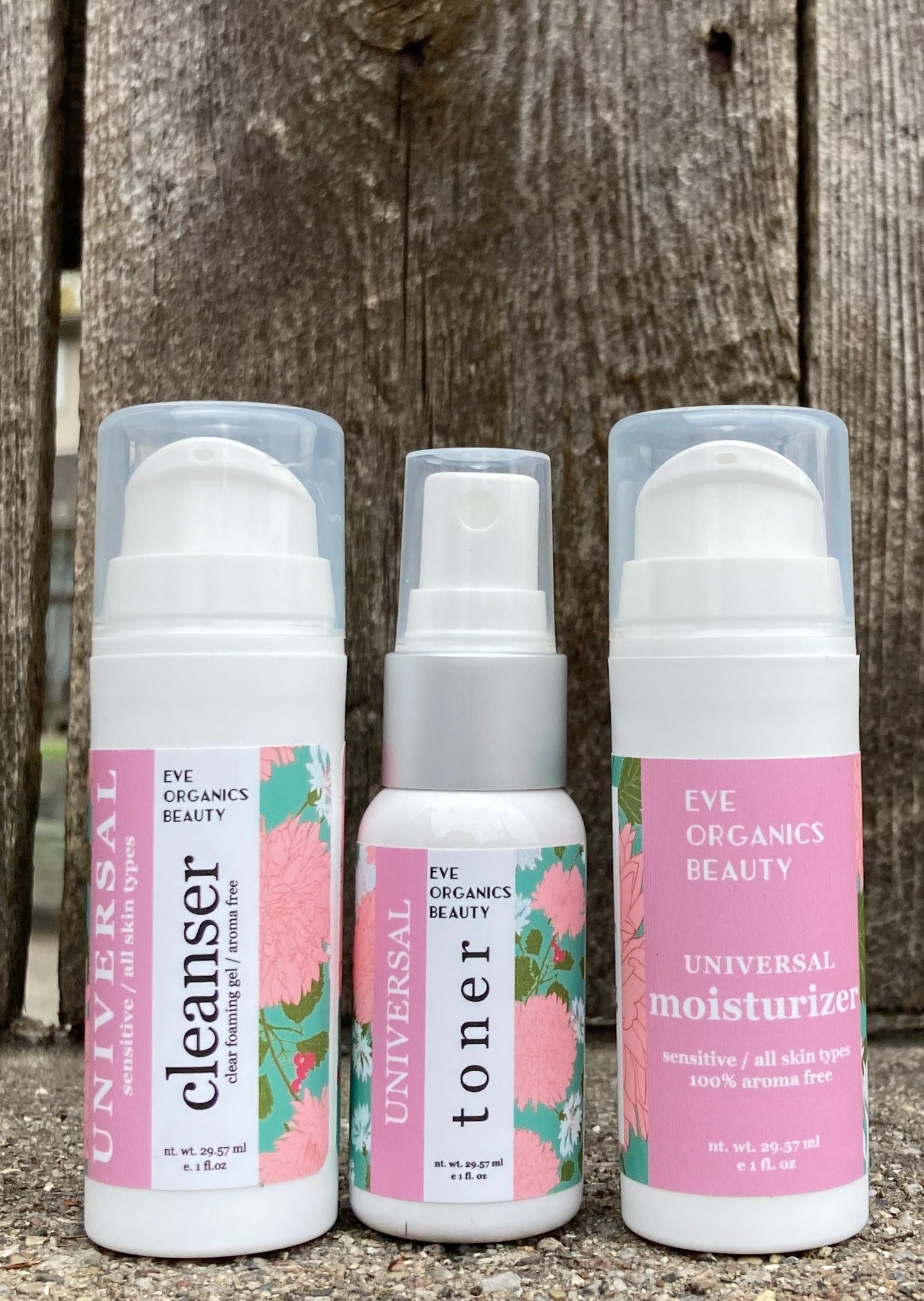 Trial Set: UNIVERSAL for all skin types or sensitive skin - Eve Organics Beauty