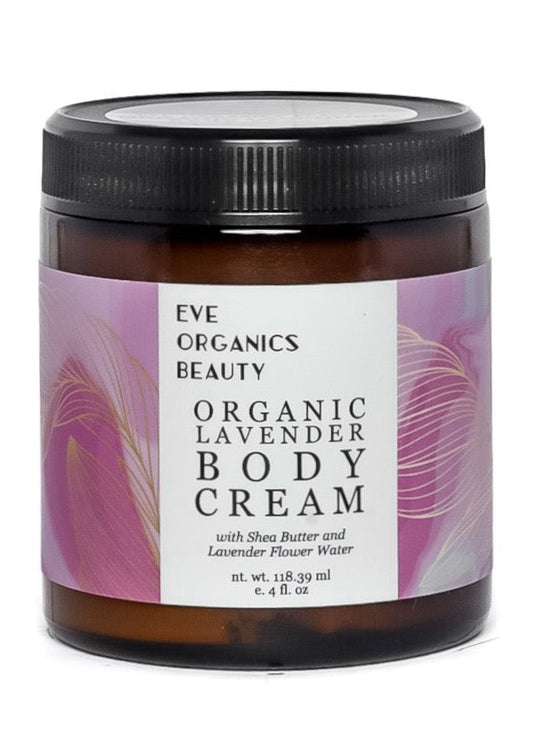 organic lavender body cream 4 oz