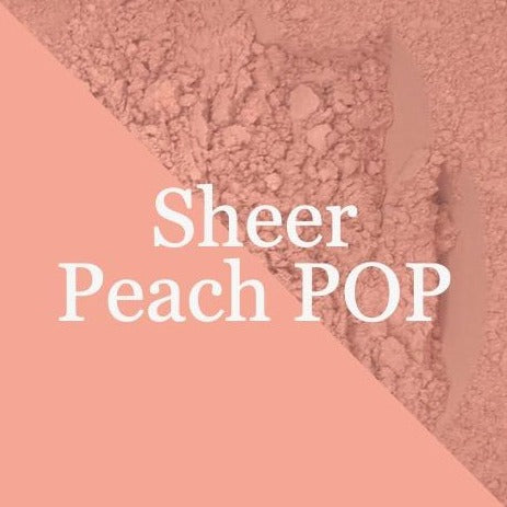 Sheer PEACH POP Blush - Eve Organics Beauty