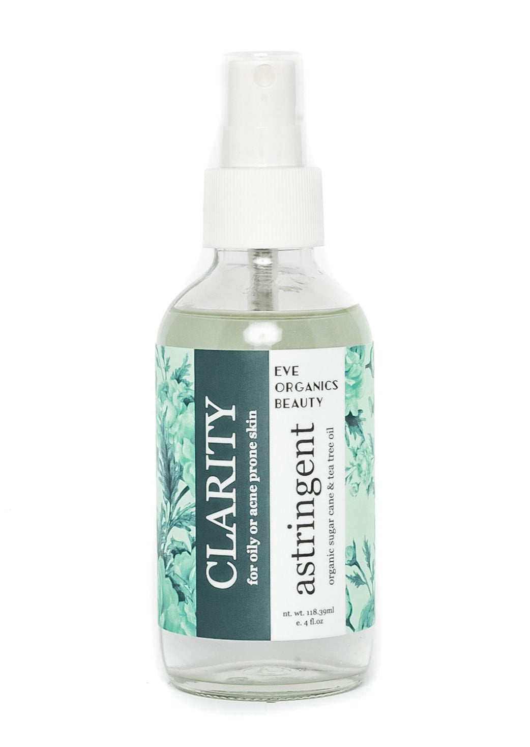 CLARITY (oily or acne skin) ASTRINGENT - Eve Organics Beauty